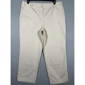 NEW LL Bean Women's‎ Chino Pants Size 20P Petite Straight Leg 40x28